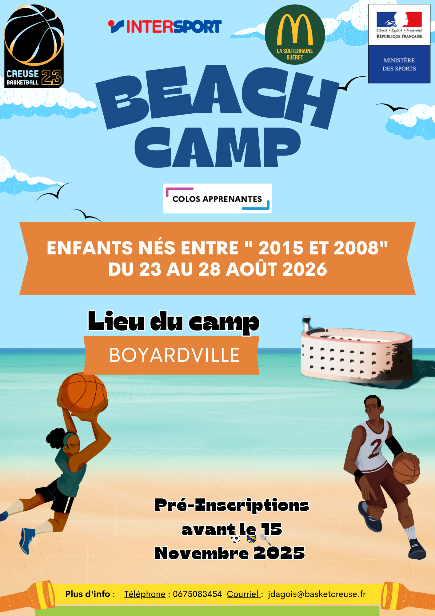 Camps d’été 2026